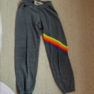 Kids small Aviator Nation sweatpants, in perfect condition!